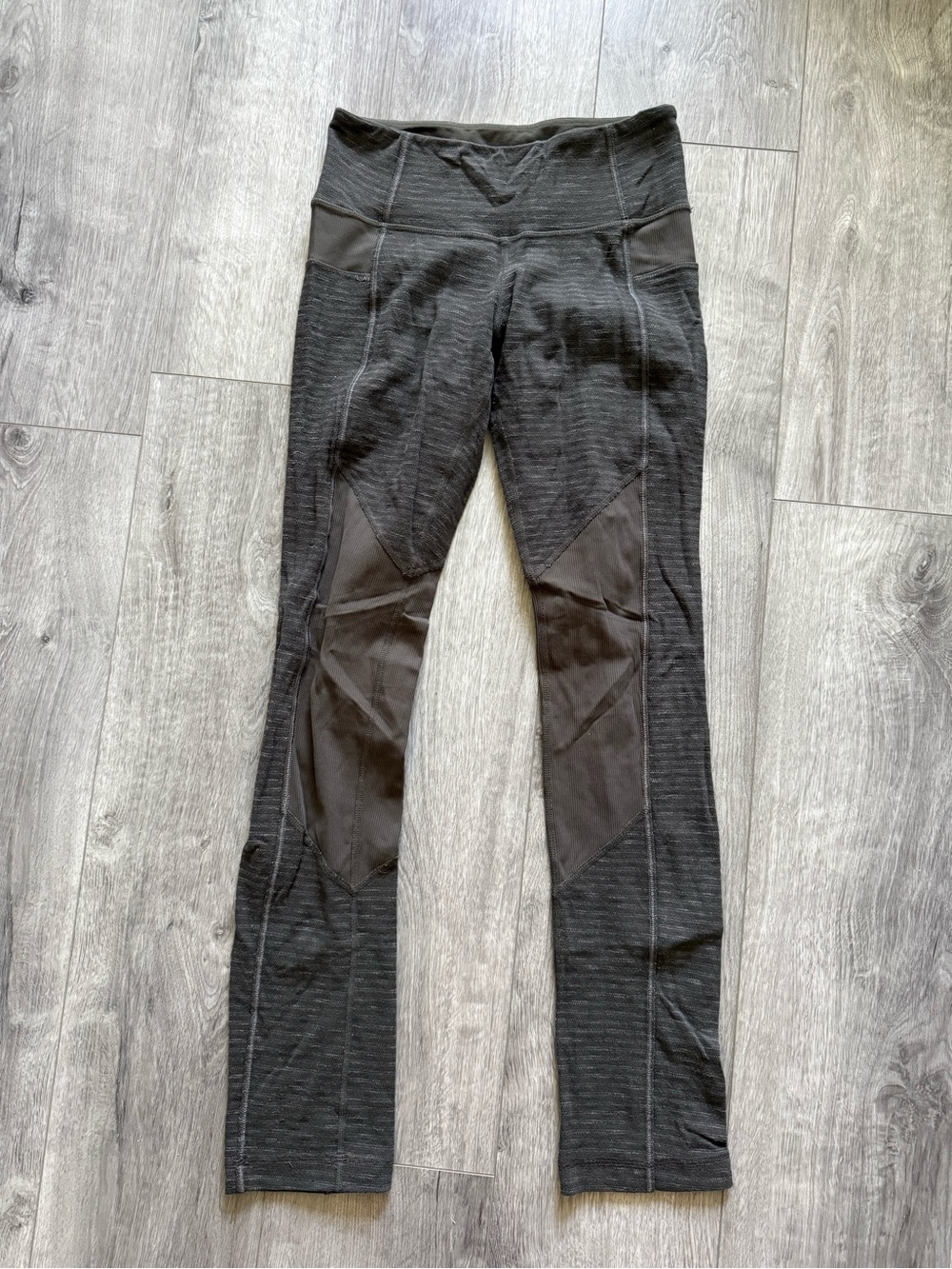 lululemon athletica Olive Textured High-Waist Leggings